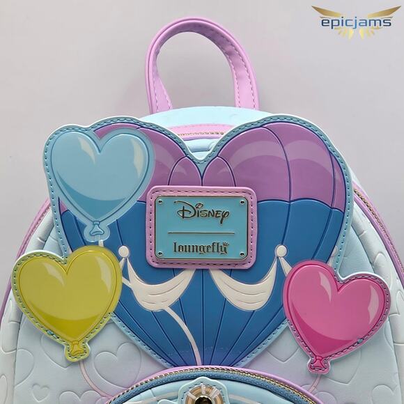 Loungefly Disney Lilo & Stitch Angel & Stitch Hot Air Balloon Mini Backpack